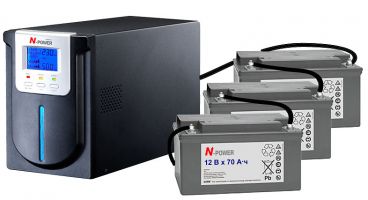 Mega-Vision 1000 LT (1 кВА) для коттеджных систем отопления с&nbsp;большим временем автономной работы